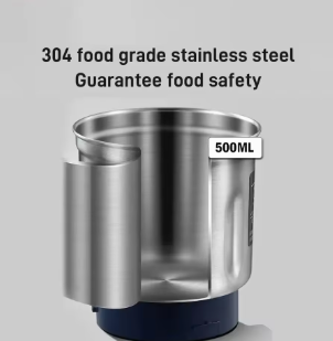 Electric Grinding Cup 500ml (Stainless Steel) – Coffee & Spices