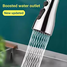 360° Rotatable -3 Function Kitchen Faucet Spray Head