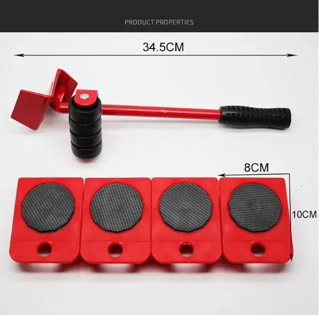 Furniture Moving Wheels 5 Piece Set